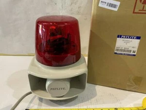 PATLITE MODEL# RT-200KA-R WARNING LIGHT & ALARM 200VAC BULB 12V. 15W. NEW! - Picture 1 of 10