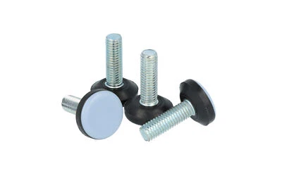 4 x Möbelgleiter mit M8 Gewinde Teflongleiter 22 mm Gewindegleiter Stellfüße - Bild 1 von 4