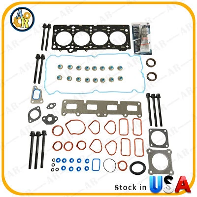 Head Gasket Set W/ Bolts For 2002-2009 Chrysler PT Cruiser Jeep Wrangler Liberty - Изображение 1 из 3
