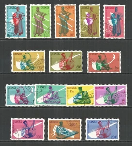 Guinea 1962 year , used stamps set - Picture 1 of 1