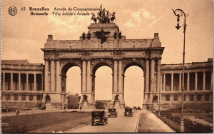 Bélgica Bruselas Cincuenta Jubileos Arcade Postal De Colección B182 - Imagen 1 de 2