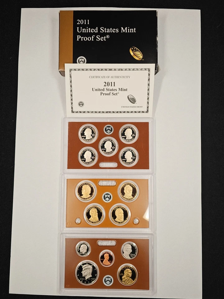 2011-S US Mint Proof Set with Box & COA 14 Coins Clad Proof - Image 1 of 1