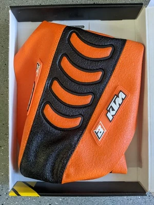 Cubierta de asiento Blackbird negro naranja DG3 KTM EXCF250 2008 2009 2010 2011 Foto 1 de 4
