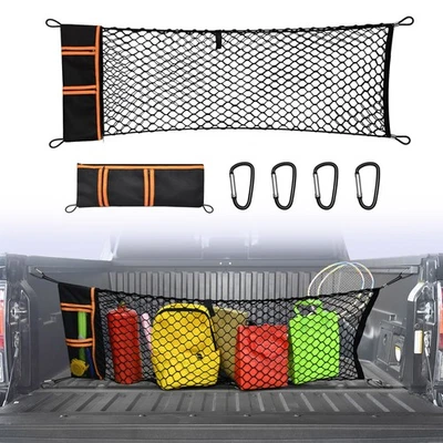 Red de carga de malla de maletero estilo sobre accesorios Toyota Tacoma 2005-2024 Foto 1 de 4