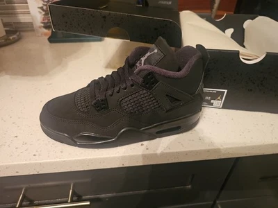 Jordan 4 Gato Negro Juvenil Talla 7Y IB4171-010 NUEVO Foto 1 de 4