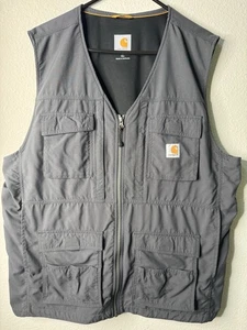 Carhartt 101978029 Lightweight Force Vest Rain Defender Men’s Size  XL Tall Gray - Picture 1 of 7