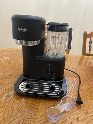 Mr. Coffee Frappe Single-Serve Iced and Hot Coffee Maker/Blender - Black -3 in 1 - Image 1 of 4