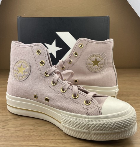 Converse Chuck Taylor All Star Lift Donna 8.5 Platform Hi Flush Oro A10431C