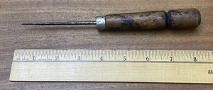 Vintage Eispickel Holzgriff Metallkappe Küchenutensilien - Bild 1 von 3