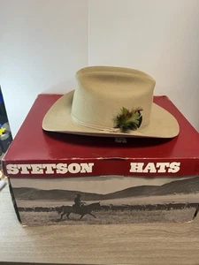 VTG XXXX Stetson  Cowboy Western Hat sz 7 1/8 With Box - Picture 1 of 16