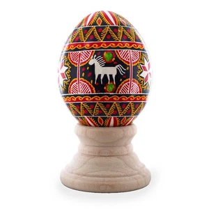 Authentic Blown Real Eggshell Ukrainian Easter Egg Pysanka 048 - Picture 1 of 2