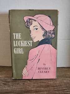 Beverly Cleary THE LUCKIEST GIRL 1958 William Morrow Book Club Edition DJ - Picture 1 of 10