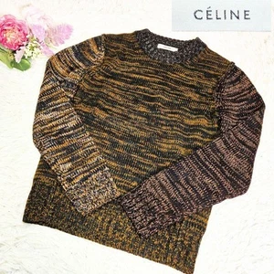 CELINE knit Phoebe period mix wool S F/S from Japan - Picture 1 of 10