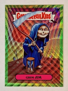 Gpk 2020 Chrome Series 3 Grim Jim ~Green Wave Refractor~ #242/299 💀☠️ #95a - Bild 1 von 3