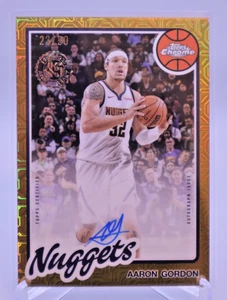 2025-26 Topps Basketball #TC-AG Aaron Gordon Gold Mojo Refractor Auto 23/50 H074 - Bild 1 von 2