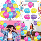 Eurovision Party Decorations, 16 Pcs 4 Colors Balloons, One Size 