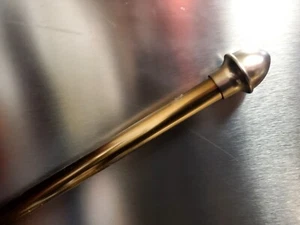 Bett Bad und darüber hinaus 28 Zoll Bis 48 Zoll 3/4" Standard Cafe Rod, Antik Messing - Bild 1 von 1