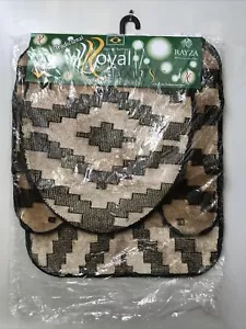 Bathroom Rug Set Bath Rug, Contour Mat, and Lid Cover, Non-Slip with Rubber Back - Picture 1 of 4