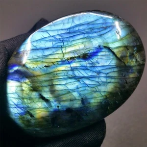 Cristal de labradorita arco iris azul natural 75G pulido SANACIÓN A99 - Imagen 1 de 12