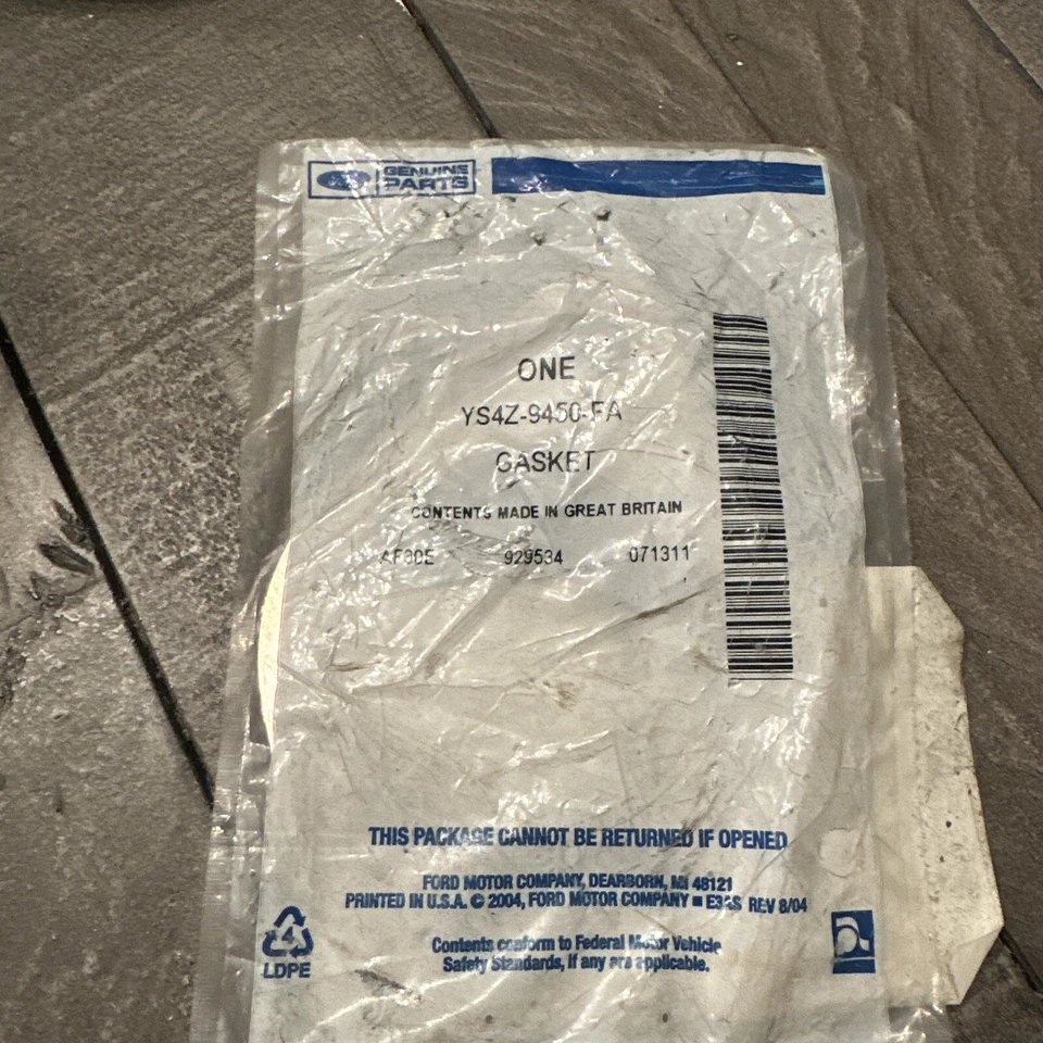 00-03 Focus 2.0L 2.0L SPI Escape Flex Tubo Juntas 2 de YS4Z-9450-FA OEM Nuevo Foto 1 de 2