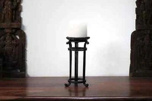 Tab Iron Candle Holders Long Candle Holder Candle Holder Ornament Dining Table - Picture 1 of 8