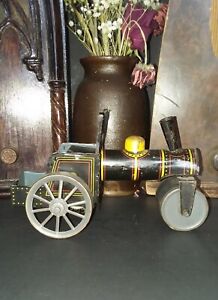 Antique SG Gunthermann Tin Wind Up Toy Steamroller