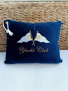 Dekorativer Kopfkissenbezug Yacht Club Hampton - Bild 1 von 7