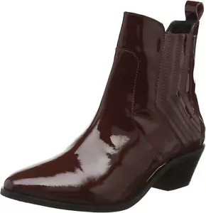 Pepe Jeans London Ladies Boots Dina New Elastic Chelsea Boots, Red, EUR 39 - Picture 1 of 5