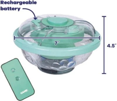 Игра 23608-BB подводное световое шоу и фонтан (перезаряжаемый) с пультом дистанционного управления - Изображение 1 из 4