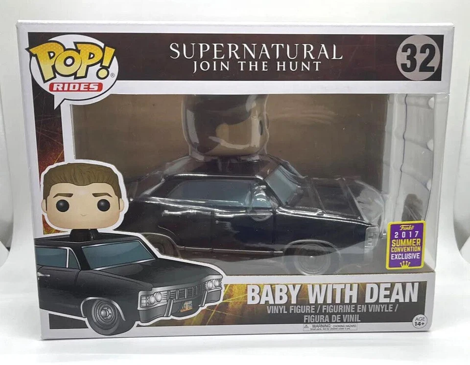 Funko POP Rides Supernatural Baby with Dean 32 2017 SDCC exclusivo Jensen Foto 1 de 4