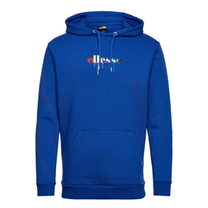 Ellesse Men's Baz OH Hoody SHI12362 Full Sleeve Hoody Jumper in Blue - Picture 1 of 1