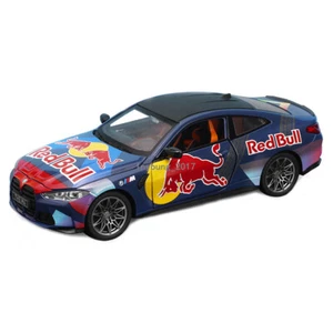 1:24 BMW M4 Model Car Red Bull Livery Diecast Toy Cars Toys for Boys Kids Gifts - Picture 1 of 7