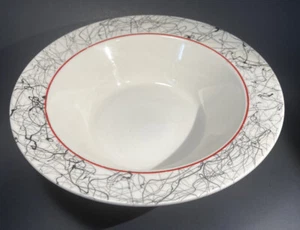 Vintage Homer Laughlin Bowl 1980s, 83, Retro Design Original Abstract 9” Rare - Picture 1 of 12