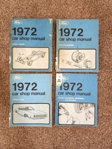 Ford Car Shop Manual 4 Volumes I III IV V Chassis Electrical Body Maintenance - Picture 1 of 17