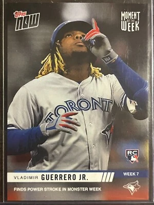 2019 Topps Now #MOW-7 Vladimir Guerrero Jr. Toronto Blue Jays RC - Image 1 of 2