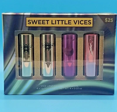 Urban Decay Sweet Little Vices 4 Mini Lipsticks~Honey Line~DISCONTINUED/RARE! - Image 1 of 4