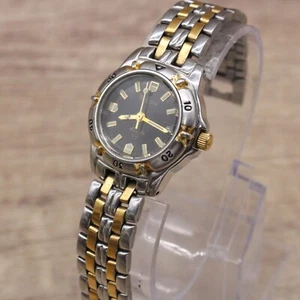 Bulova Marine Star Watch Womens Multi-Toned Stainless Steel Classic Black Dial - Picture 1 of 10