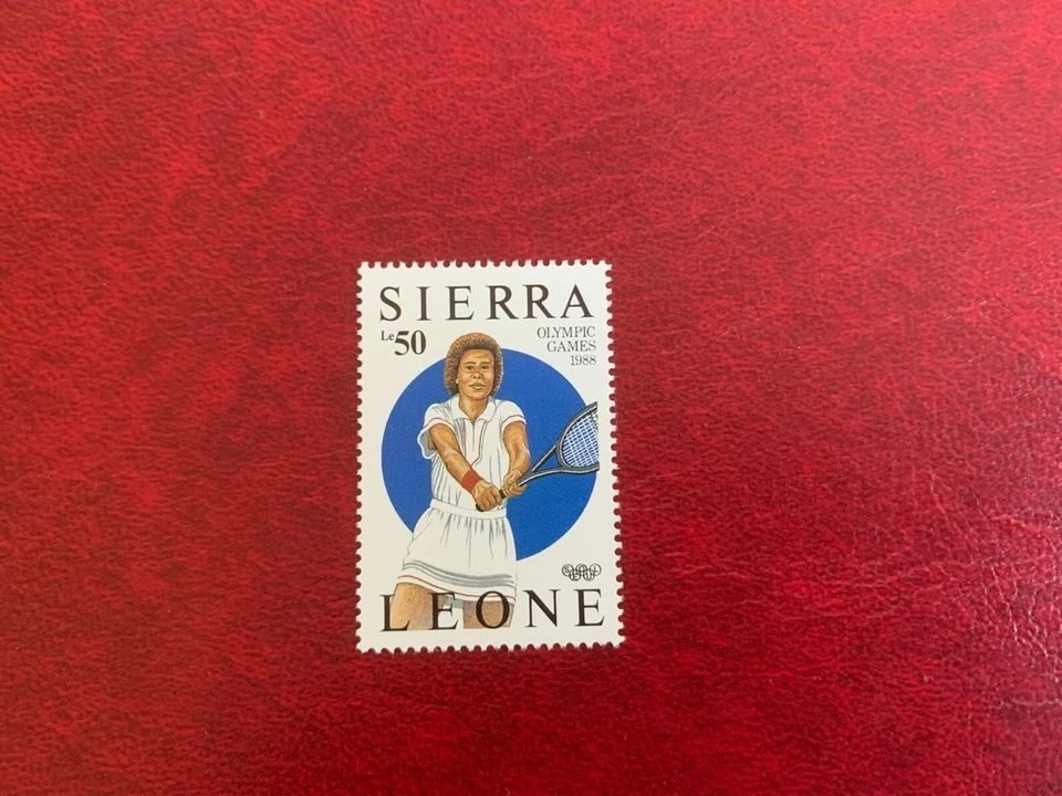 SIERRA LEONA 1987 MNH JUEGOS OLÍMPICOS SEÚL 1988 TENIS Foto 1 de 1