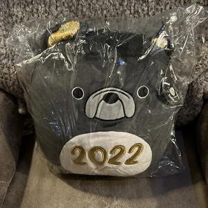 Squishmallows Foster the Black French Bulldog Gold 2022 12" NWT Select Series - Picture 1 of 3