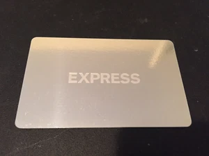 EXPRESS Classic Logo on Silver ( 2004 ) Foil Gift Card ( $0 ) - Picture 1 of 1