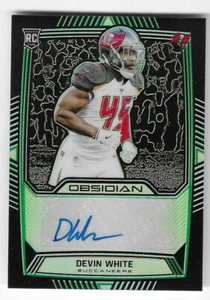 DEVIN WHITE 2019 PANINI VERDE OBSIDIANA AUTÓGRAFO AUTOMÁTICO NOVATO RC/50 BUCCANEERS - Imagen 1 de 1