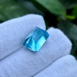 Sky Blue Topaz Octagon Faceted Cut 19.75 Ct. Loose Gemstone For Making Jewelry - Picture 1 of 4