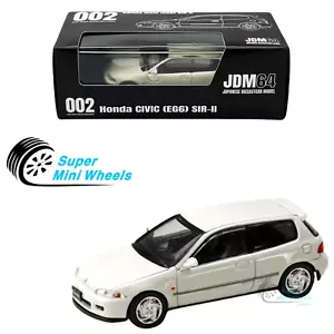 Hobby Japan - JDM64 - Honda Civic EG6 SIR-II White - HJDM002-5 - Picture 1 of 4