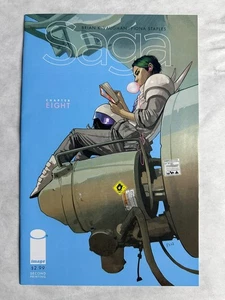 Saga #8 (2012) 2nd Print Image Comics | 1st Appearance of Gwendolyn | VF- - Picture 1 of 4