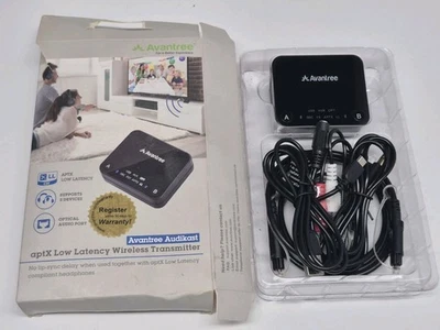 Avantree Audikast aptX Low Latency Bluetooth 5.0 Audio Transmitter for TV/PC - Image 1 of 3