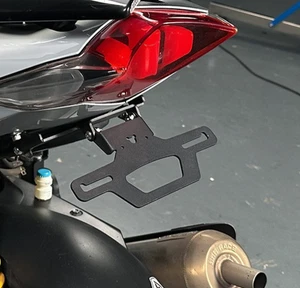 For Peugeot Speedfight 4 50 125 50 Pure Foldable License Number Plate Bracket - Picture 1 of 20