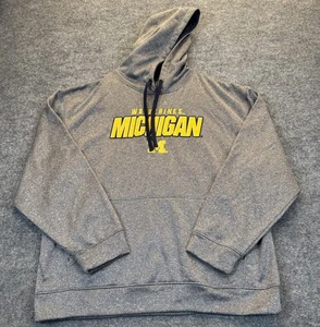 Champion University of Michigan Wolverines Hoodie Herren XL grau Pullover - Bild 1 von 10