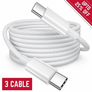 Typ C auf Typ C Kabel USB C Schnell Ladegerät Samsung Kabel für iPhone 15 16 Pro Max - Bild 1 von 10