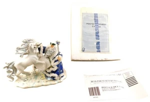 Hamilton Collection Legends of Myth and Magic Winter Reverie Figure COA Unicorn - Picture 1 of 8