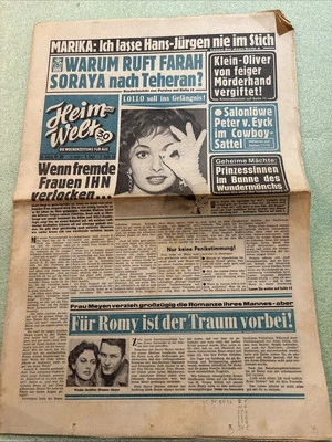 VINTAGE GERMAN NEWSPAPER 1965 - Image 1 of 3